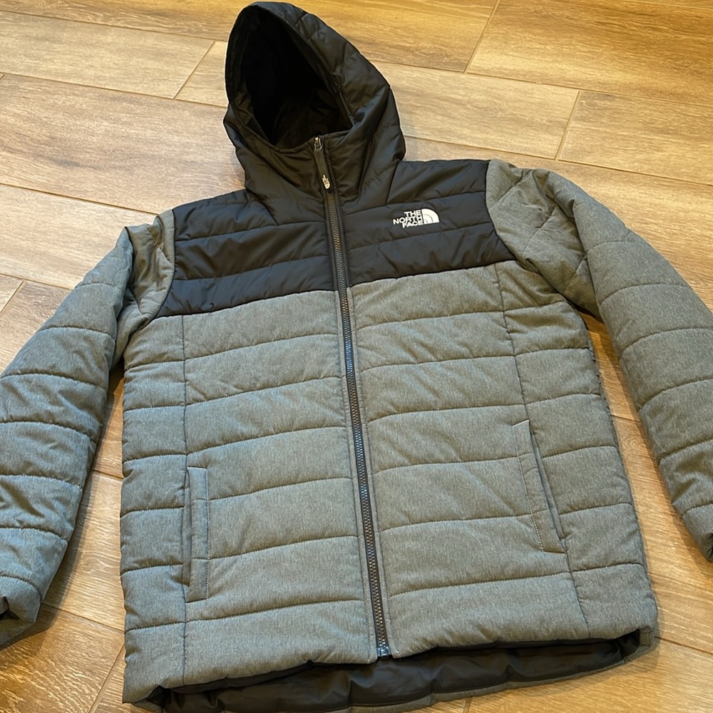 The North Face Reversible Jacket Black/Grey SMALL